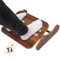 MSZERONE Fußstütze Schreibtisch, Höhenverstellbare Fußbank, Ergonomische Fußablage Schreibtisch, Rutschfest und aus umweltfreundlichem Material, Perfektes Zubehör für Büro und Home-Office
