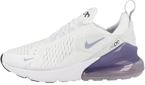 NIKE Air Max 270 Damen Sneaker Farbe: Weiß/Lila/Hellgrau (121); Größe: EUR 44.5 | US 12 | UK 9.5