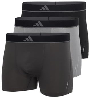 adidas Herren Trunk (3PK) -Active Micro Flex Eco Unterwäsche, 907 Assorted, L (3er Pack)