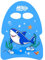 MoKo Kinder Schwimmbrett, Schwimmen Kickboard Trainingsausrüstung mit Griffen Schwimm Cartoon Swim Float Schwimmtrainingsausrüstung Schwimm Board für Kinder Jungen Mädchen, Blauhai