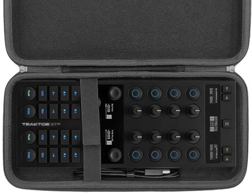 Musiin DJ Controller Hardshell Case, Custom Compatible with NI Traktor Z1 MK3, F1 and X1 Controllers, Provides Protection and Convenient Carrying for Safe and Easy Travel