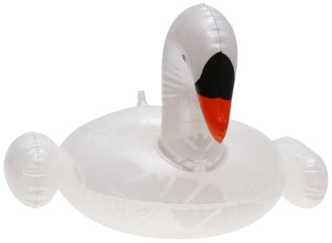 ibasenice Titular De La Cerveza De Natación Globo Flotante Inflable Juguete Fiesta En La Piscina Tubos Bañera Refrigeradores Soporte De Cerveza Simple Tapete De Cerveza para Nadar