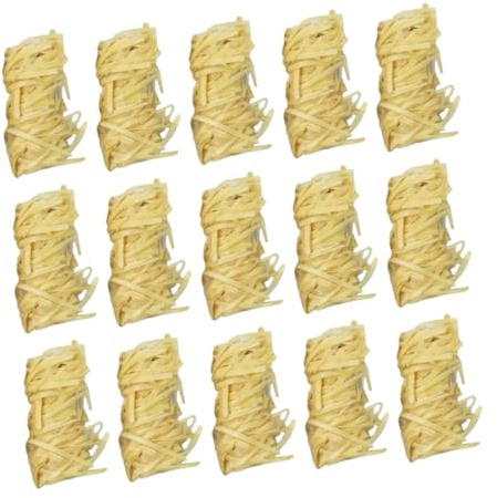Abaodam 50 Piezas Madera Natural para Encendido Rápido de Fuego Chimeneas Barbacoas y Estufas Iniciador de Hogueras Resistente la Intemperie para Camping y Actividades al Aire