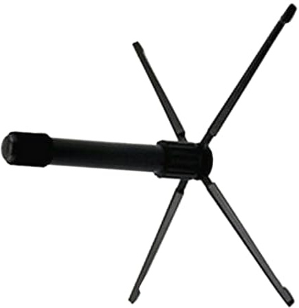 NOLITOY Soporte para Flauta Portátil Plegable de Metal y Plástico Diseño Organizador, Soporte Estable para Exhibición y Uso en Casa Aire Libre