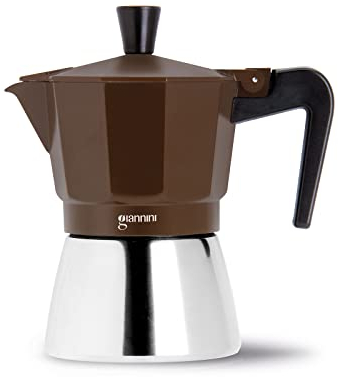 Giannini Caffettiera NINA INDUZIONE Formato 6 tazze Alluminio Adatta a induzione