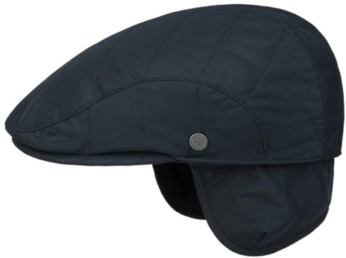 bugatti Quilted Flatcap Schirmmütze Schiebermütze Steppmütze (61 cm - dunkelblau)