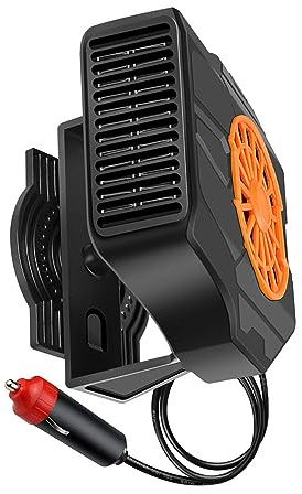 24 V 200 W MASO Chauffage de Voiture, Ventilateur Chauffant Électrique pour Voiture, Sécheur de Chauffage de Pare-Brise, Antibuée et Dégivrage Puissant