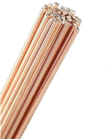 1 kg fosforkopparbelagd elektrod 500 mm Inget flussmedel behövs for smidig svetsning av kopparrör/kylskåp/gaskonditioneringsapparater(1.0mm)