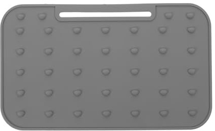 HOODANCOS Tampone in Silicone Cuscinetto Di Isolamento Al Calore in Silicone Pad Di Riposo Resistente Al Calore Cuscinetto Di Isolamento Di Ferro Grey