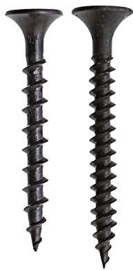 Belko Lot de 1000 vis pour plaque de plâtre à filetage fin 3,6 x 25 mm avec embout, phosphaté, cruciforme, vis pour cloison sèche