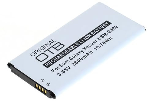 Ersatz Akku passend für Samsung Galaxy Xcover 4, Galaxy Xcover 4S (Ersetzt Originalakku EB-BG390BBE) ohne NFC