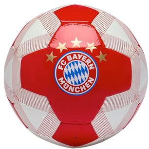 FC Bayern München Fußball I Junior Größe 4 I Rot-Weiß