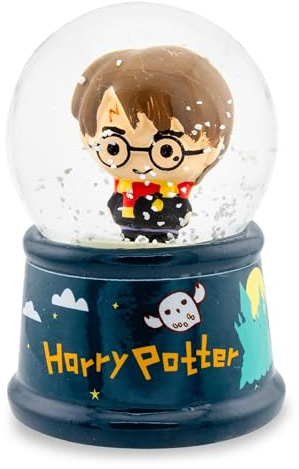 Silver Buffalo Harry Potter Chibi slott lyser upp snöglobe, 55 mm