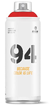 PINTURA SPRAY MATE MTN 94 ROJO CLARO 400ml