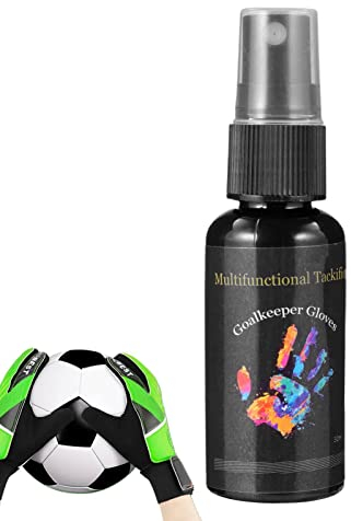 Gusengo 30ml Torwarthandschuh-Spray, Rutschfester Torwart-Tackifier Für Fußball-Torwarthandschuhe, Antirutsch-Grip-Handschuhspray Bei Nassen Bedingungen, Perfekt Für Fußballtorhüter