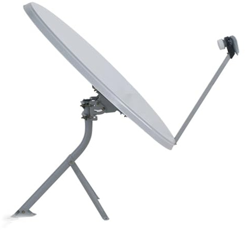 36 Inch KU Band Satellite Dish Antenna - 36 X 39 for FTA Signals Galaxy 19 Linear LNB 97 95