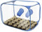 Mushroom Grow Kit, Home Mushroom Grow Bag, Portable Foldable Mushroom Growing Tent, Still Air Box, PVC 2 Arm Ports Mushroom Grow Container for Study Research, Easy Grow