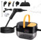 Pulitore a Vapore Portatile 1600 ml, 1500W Pulitore Vapore Casa con 7 Accessori, Smart Touch, 3 Livelli Regolabili, Steam Cleaner Multifunzionale per Tappeti, Tende, Divani, Cucina