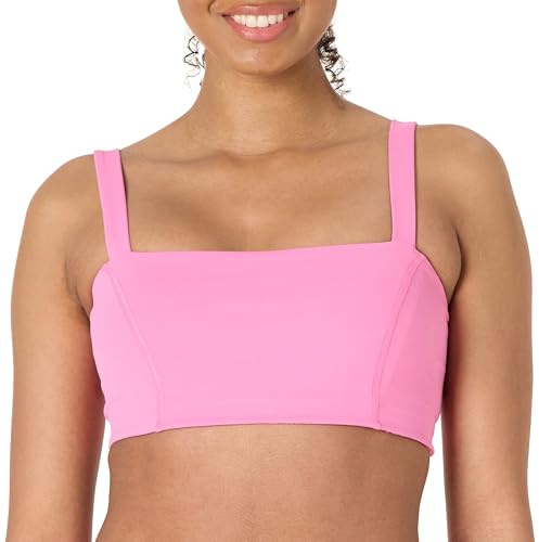 Amazon Essentials dam aktiv FormFlex Buttery mjukt ljus stöd bandeau sport-bh med justerbara remmar