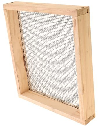 NULYLU Setaccio da Giardinaggio Inossidabile con Fine Strumento Ergonomico per Setacciare