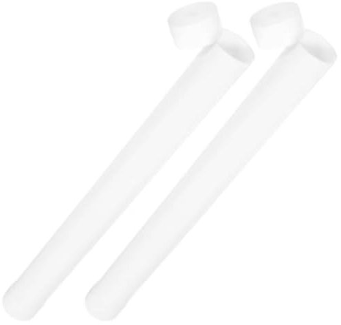 Bilaida Versandrollen aus Kunststoff mit Kappen, 2 Stück, Versandkarton, Blueprints, Kunstwerk-Poster, extra strapazierfähig, dicke Poster, Kunstdrucke, Mehrzweck-Dokumente, Aufbewahrung (5,1 x 40 cm)