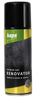 Kaps Ravvivante, Spray per Scarpe in Nabuk e Pelle Scamosciata, Prodotto per la Cura delle Scarpe, Ravviva e Colora le Scarpe in Nabuk, Pelle Scamosciata e Tela, 200ml (139 - Marrone)