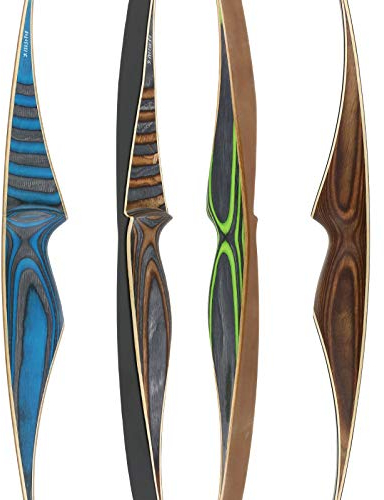 Jackalope by Bodnik Bows Recurvebogen Quartz One Piece 58 Zoll 20-50 lbs Rechtshand Clear (Black, 50 lbs)