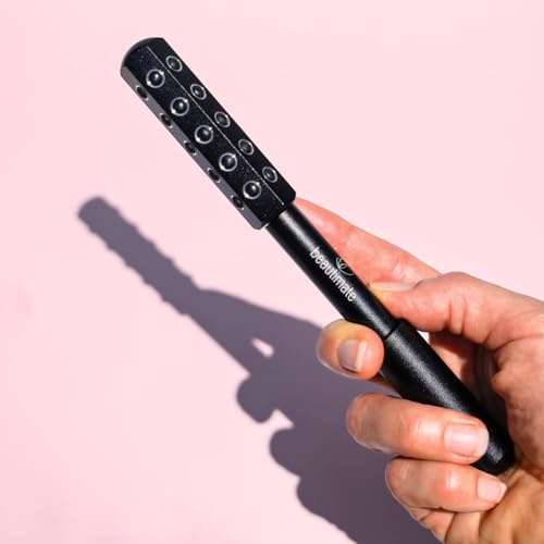 beautimate Germanium Roller Uplifting Face Massager Beauty Roller for Skin Tightening & De-Puffing, Face, Eye, Chin, Neck Massager, Anti-Aging Beauty Tool to Lift, Firm and Tighten Skin