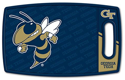 YouTheFan NCAA Georgia Tech Yellow Jackets Logo Series Cutting Board