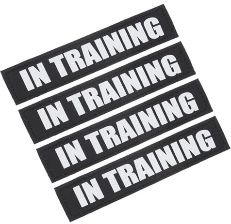 BUGUUYO 2 Paar Hund Patches Reflektierende Aufkleber Service Dog Tag Dekorative Weste Etiketten