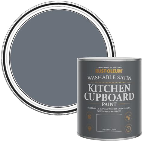 Rust-Oleum Kitchen Wood and Cabinet Paint in Satin Finish - Seascape 750ml