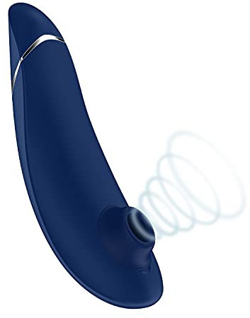 Womanizer Premium Klitoris Sauger Auflege Vibrator Erotik für Frauen Sex Spielzeug Dildo | Druckwellenvibrator Stimulator | Sexspielzeug für Erwachsene für Paare | Geschenke für Frauen | Blueberry