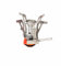 Tiardey Mini brleur de réchaud de Camping Pliant Forte Puissance de feu avec allumage piézo, cuisinière pour la Cuisine de randonnée en Plein air