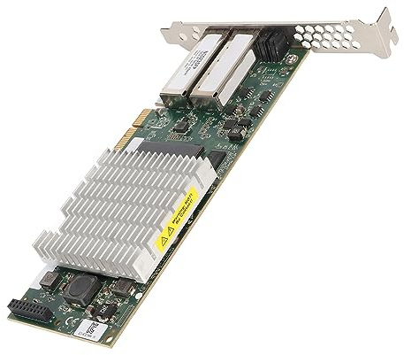 KIMISS Adaptador de Servidor Tarjeta de Red de Puertos Dual SFP+ PCI Express X8 de 10 GB para ProLiant DL360e DL360p - Plug and Play con Indicador LED