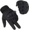 Unigear Gants Moto Homologué CE, Gants Scooter Unisexe Mi Saison Ecran Tactile Respirable pour Auto Moto, Vélo, Motocross, Camping, Randonné ou Protection des Autres Activités en Plein,Noir,S