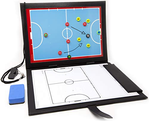 WISEPLAYERFC Cartellina Tattica Magnetica per Allenatore di Calcio a 5 con Tasca