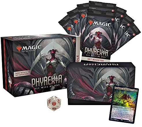 Magic: The Gathering Phyrexia: All Will Be One Bundle, 8 Set Boosters & Accessories (Englische Version)