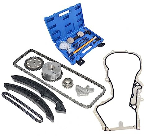Flynsu Herramienta de ajuste del kit de cadena de distribución compatible con A3 Passat G0 lf 6 E0S Alham-bra 1,4 TFSI 1,6 FSI 038103085E 03C109158A