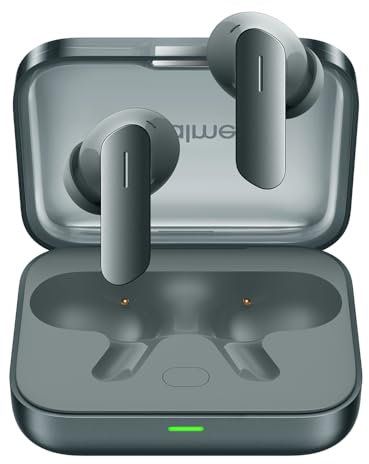 realme Buds Air 7 Auriculares Inalambricos Bluetooth,Cascos Inalambricos Bluetooth 5.4 con Hi-Res Estéreo,Controlador de 12.4 mm, 52H Auriculares Cancelacion Ruido ENC,IP55 Tipo C,Verde