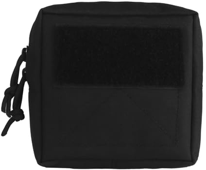 Taktisk EDC Molle GP-påse Midjeväska Campingjakt Patronväska Cykling Clutter Förvaringsväska(Black)