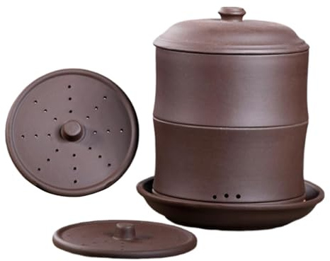 perfk Tarro para germinación de Semillas, Maceta versátil para, Bandeja para iniciar Semillas, contenedor de Arcilla Violeta para Plantar brotes, PÚrpura