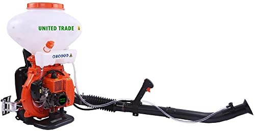 UNITED TRADE NEBULIZATORE, ATOMIZZATORE, IRRORATORE, SANIFICA/DISINFETTA 20LT. 43CC, MOD. TURBO 5MT VERTICALE + OMAGGIO OCCHIALI E CUFFIE PROTETTIVE
