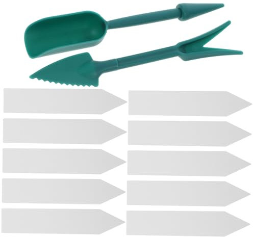 IWOWHERO 1Satz Multifunktionales Sukkulenten Pflanzzubehör Teiliges Gartengeräte mit Setzlings Transplantationswerkzeug Reinigungsbürste und Kleiner Erdschaufel für Kleine
