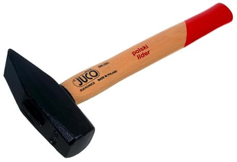 NAJDER Schmiedehammer 4 kg JUCO - gehärtetes Arbeitsteil, lackiert, langlebiger Buchenstiel, dämpft Vibrationen, für Profis, für Amateure, DIN 1042, für Haus und BAU