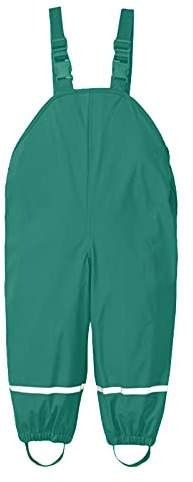 Generisch 2025 Bébé Enfant Garçon Pluie Salopette Coupe-Vent Imperméable Boue Jumpui Tenues Nylon Idéal pour Pantalon Imperméable Décontracté Enfants, vert, 5-6 ans