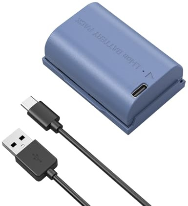 SMALLRIG LP-E6P-batteri, 2520 mAh Replacement Battery med USB-C för Canon EOS R5 Mark II, R6 Mark II R5, R6, R7, 5D Mark II, 5D Mark IV, 60D, 70D, 80D, 90D, 2,5 timmars snabb full laddning – 5406