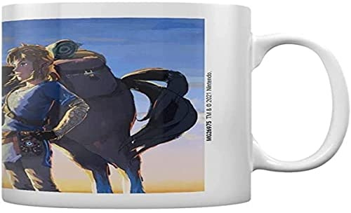 The Legend of Zelda Breath of The Wild Mug (Horse Design) 11oz Ceramic Mug - Official Merchandise