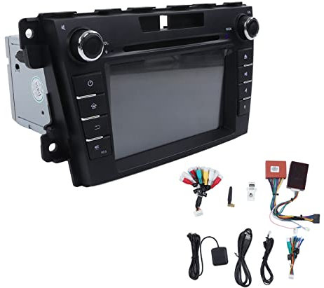 Bediffer Lettore Dvd per Auto, unità Principale Stereo per Auto Doppio DIN da 7 Pollici Lettore Multimediale CD Dvd Radio Stereo per Auto Navigazione GPS Sostituzione per CX7,CD,VCD,DVD per auto