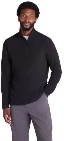 Mountain Warehouse Camber Mens Half-Zip Fleece Jumper | Lightweight, Breathable Anti-Pill Mens Top with Microfleece for Warmth & Comfort, Ideal for Layering & Everyday Casual Wear
