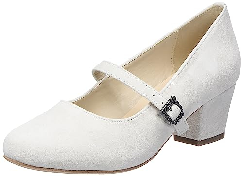 Hirschkogel Damen Pumps, Creme, 41 EU